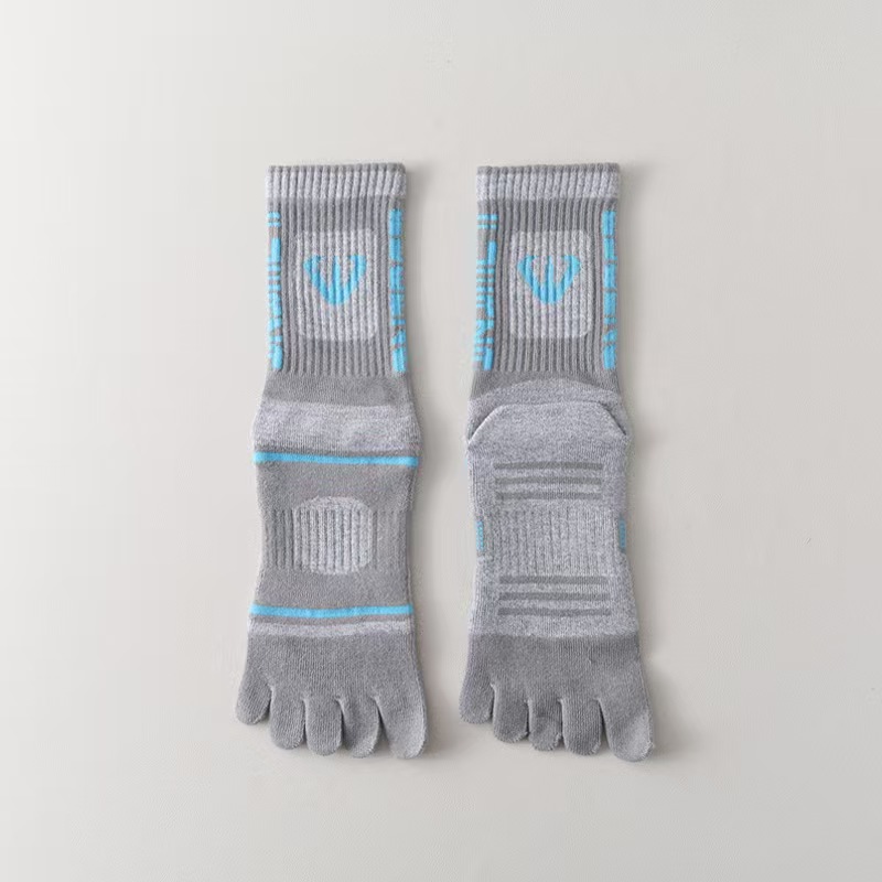 Unisex Five-Finger Athletic Crew Socks